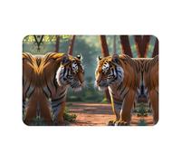 ACEPrints uubnkaa Tit for tat Felpudo de Bienvenida - 16 x 24 Pulgadas - Felpudo Absorbente para Puerta de baño y Cocina