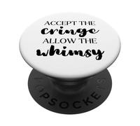 Acepta la vergüenza Permita que el capricho tenga confianza en el amor propio PopSockets PopGrip Adhesivo