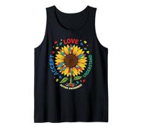 Aceptación del Autismo Aceptar Amor Comprender Conciencia sobre el Autismo Camiseta sin Mangas