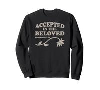 Aceptado en el Amado - Efesios 1:6 - Diseño Cristiano Sudadera