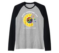 Aceptar Comprender Amar Aceptación del Autismo Camiseta Manga Raglan