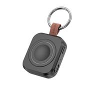 ACEQINGSE Cargador portátil para Apple Watch, 1200 mAh Cargador magnético iWatch con Llavero, Compatible con Apple Watch Series 11/10/9/8/7/6/SE/5/4/3/2/1/Ultra 2/Ultra (Negro)
