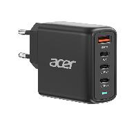 Cargador Acer 100W GaN PD, Puertos USB: 3C+1A, Enchufe EU