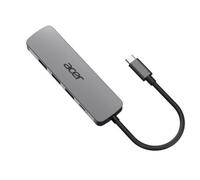 Acer 5in1 Type C Dongle Alámbrico USB 3.2 Gen 1 Type-C/100 W/HDMI/3xUSB-A/Plata