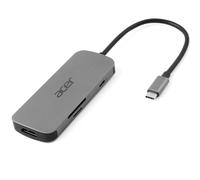 Acer 7 En 1 Type-C Dongle Plata