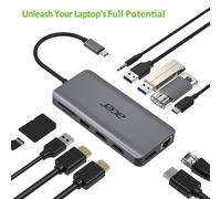 Acer Adaptador Hub Type-C 12 en 1 | Plata