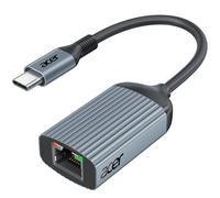acer Adaptador USB C a Ethernet, Gigabit RJ45 a USB 3.0 Type-C Ethernet LAN adaptador de red, adaptador Thunderbolt 3/4 portátil para MacBook Pro/Air, iPad Pro, XPS, portátil, teléfono inteligente y
