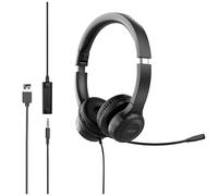 Acer AHW154 Office Headset USB Negros