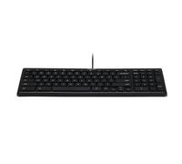 acer AKB910 Teclado USB con cable, diseño compacto, teclas de tamaño completo, compatible con Chrome OS, color negro