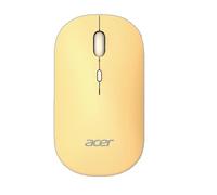 Acer AMR130 Ambidiestro, RF Wireless + Bluetooth, 1600 dpi, Amarillo