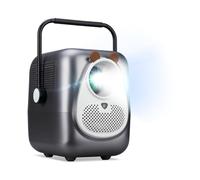 AOpen QF23s Powered by Acer - Proyector LCD LED - 1080p Full HD (1920 x 1080 píxeles), 6.500 lúmenes LED, 1000:1 Contraste, Keystone, 2 Altavoces de 3 W, HDMI (HDCP), WiFi, Plata, Portable/móvil