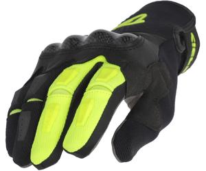 Acer arbon G 5.0 Guantes de moto, negro/amarillo, Talla XL