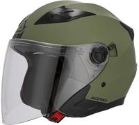 Acerbis Firstway 2.0 Casco Jet, verde, tamaño L para Hombres