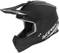 Acerbis Linear Solid Casco de motocross, negro, tamaño M para Hombres
