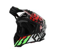 Acer asco Moto Cross Enduro Steel Carbon Verde/Rojo 22-06 0025047.379