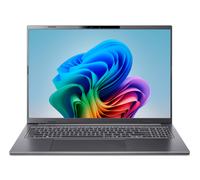 Acer Aspire 16 AI (A16-11M-X8TY) AI Ordenador portátil, Copilot+ PC, 16" WUXGA IPS 120Hz, Qualcomm Snapdragon X X1-26-100, 32 GB de RAM, SSD de 1 TB, Qualcomm Adreno GPU, Windows 11, teclado QWERTZ