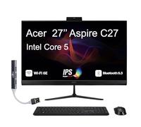 acer Aspire 27 - Escritorio todo en uno, pantalla IPS FHD de 27 pulgadas, AMD Ryzen 7 5825U (Ryzen 7 5000 Series), 16 GB DDR4, 512 GB SSD, Wi-Fi 6E, cámara web, Bluetooth 5.3, Windows 11 Pro, con