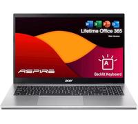 acer Aspire 3 Slim Laptop con Office 365 para The Web - Teclado retroiluminado - Procesador Intel Core I3-1305U - 16 GB de RAM - SSD de 256 GB - FHD de 15.6 pulgadas - Windows 11 Home sin auriculares