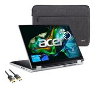 Acer Aspire 3 Spin Convertible 2 en 1 Laptop, Pantalla Táctil WUXGA de 14", 8-Cores i3-N305, 8GB RAM, 2TB PCIe SSD, Webcam, WiFi 6, Bluetooth, HDMI, USB-C, Teclado de US, PDG HDMI Cable, Win 11 Pro