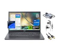 Acer Aspire 5 Laptop, Pantalla FHD IPS de 15.6", 12-Cores i7-1260P, RTX 2050 GPU, 64GB RAM, 1TB PCIe SSD, WiFi 6, TB 4, FP Reader, Keypad, Webcam, 3 en 1 Essential Bundle, Teclado de US, Win 11 Pro