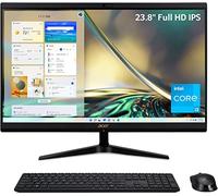 Acer Aspire All-in-One Desktop 2022 Nuevo ~ 23.8" FHD IPS Intel i3-1215U 6-Core ~ Intel UHD Graphics ~ 32GB DDR4~1TB SSD ~ Wi-Fi ~ RJ45 LAN ~ Windows 11 Home ~ WWC 32GB USB