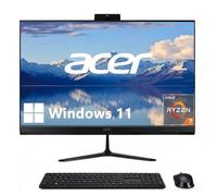 acer Aspire - Computadora de escritorio todo en uno IPS FHD de 27 pulgadas | Frecuencia de actualización de 120 Hz | CPU AMD Ryzen 7 de 8 núcleos (hasta 4.5 GHz) | RAM DDR4 de 64 GB, SSD de 1 TB |