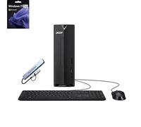 acer Aspire Desktop | 64 GB de RAM | Almacenamiento de 2.5 TB (SSD de 2 TB + 512 GB Docking Station Set | Windows 11 Pro con Microsoft Office Trial | Intel Celeron de doble núcleo | Teclado y mouse |