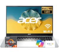 acer Laptop Aspire 3 | CPU AMD Ryzen 7 7730U (Beat Intel i7-1365U) | Pantalla FHD de 15.6 pulgadas | Teclado retroiluminado | 16 GB de RAM | SSD de 1 TB | Win 11 Pro | Escuela, negocios y