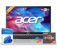 Acer Aspire Go 15 IA, pantalla IPS FHD de 15,6" (1920 x 1080), AMD Ryzen 7 7730U 8 núcleos 16 hilos, tarjeta gráfica AMD Radeon, 8 GB de RAM, 256 GB SSD, Wi-Fi 6, Windows 11