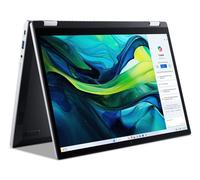 Acer Aspire Go Spin 14 (AGSP14-31PT-36R6) - Ordenador portátil convertible | Pantalla táctil WUXGA IPS de 14" | TBD | 16 GB RAM | SSD 512 GB | Intel UHD Graphics | Windows 11 | Teclado QWERTZ | Plata