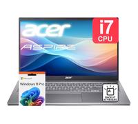 acer Aspire Premium Laptop de 15.6 pulgadas | Intel Core i7-1255U hasta 4.7GHz | 40GB RAM - SSD PCIe de 512GB | Pantalla FHD | Teclado retroiluminado | Wi-Fi 6 | Gráficos Iris Xe | Cámara web |