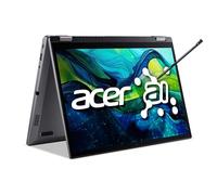 acer Aspire Spin 14 (ASP14-52MTN-75Q5) - Ordenador portátil convertible de 14 pulgadas WUXGA IPS, Intel Core Ultra 7 155U, 16 GB de RAM, 1 TB SSD, Intel Graphic, Windows 11, teclado QWERTZ, gris
