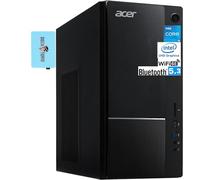 acer Aspire TC-1785-UA92 - Escritorio empresarial (Intel i5-14400, DDR5 de 32 GB, SSD PCIe NVMe de 512 GB, Intel UHD, fuente de alimentación de 300 W, WiFi 6E, Bluetooth 5.3, RJ-45, 2 HDMI, Windows 11
