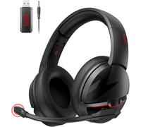 acer Auriculares inalámbricos para juegos, PS5 con 2.4 GHz para PS5, PS4, PC, Switch, Bluetooth 5.3 + 100 horas con micrófono de cancelación de ruido para laptop, móvil, Mac, controladores de 50 mm