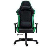 ACER Business Partner ENERGY-GC1100 Silla Gaming RGB, Aluminio, Negro y Verde, Talla única hasta 150 kg