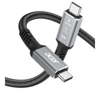 Acer Cable USB C Thunderbolt 4/3, Cable USB C HDR 8K@60Hz, 40 Gbps Transferencia de Datos, Carga PD 240W, USB C a USB C para iPhone 16/17 Pro Max, MacBook, iPad, iMac - 1m