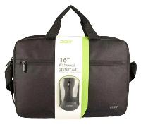 Maletin acer para portatil 16 pulgadas negro + raton
