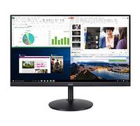 Acer CB242Y bir Monitor de oficina en casa Full HD (1920 x 1080) IPS Zero Frame de 23.8 pulgadas con AMD Radeon Free Sync - 1 ms VRB, actualización de 75 Hz, soporte de altura ajustable con