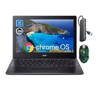 Acer Chromebook 311 Laptop para Estudiantes de Negocios, Intel Celeron N4500, visualización HD de 11.6", 4GB de RAM, 64GB eMMC, Wifi5, Bluetooth, cámara Web, Mouse, Cromado OS