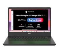 Acer Chromebook 314 CBOA314-1H-C4ZG, Ordenador portátil, Procesador Intel Celeron N4500, Ram 4GB DDR4, eMMC 128 GB, Pantalla de 14" FHD, Tarjeta gráfica Intel UHD, ChromeOS, Negro