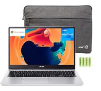 Acer Chromebook 315 15.6" HD IPS Laptop, 4GB RAM, 128GB de almacenamiento, Intel Pentium N6000 de 4 núcleos, teclado numérico, Wi-Fi 6, Bluetooth, lector de tarjetas SD, tipo C, sistema operativo