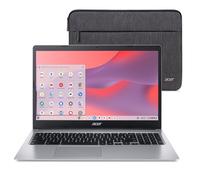 Acer Chromebook 315 CB315-3H-C0VT Laptop | Intel Celeron N4000| Pantalla HD de 15.6 pulgadas (1366 x 768) | 4GB LPDDR4 | 128GB eMMC | Intel Wireless 802.11ac Gigabit Wi-Fi | Chrome OS | Funda | Plata