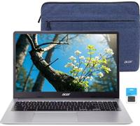 acer Chromebook 315, laptop con pantalla IPS FHD de 15.6 pulgadas (1920 x 1080), Intel Celeron N4500, 4 GB de RAM, 192 GB de almacenamiento (64 GB eMMC + 128 GB SD), cámara web, sistema operativo