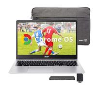 Acer Chromebook 315 Laptop FHD de 15.6 pulgadas, Intel Celeron N4500, 4 GB LPDDR4 RAM, 224 GB de almacenamiento (eMMC de 64 GB + juego de estación de acoplamiento de 160 GB), teclado numérico, cámara
