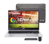 acer Chromebook 315 Laptop FHD de 15.6 pulgadas, Intel Celeron N4500, 4 GB LPDDR4 RAM, 224 GB de almacenamiento (eMMC de 64 GB + juego de estación de acoplamiento de 160 GB), gráficos UHD, teclado de