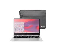 acer Chromebook 315 Laptop HD de 15.6 pulgadas Intel Pentium N6000 4GB LPDDR4X 128GB eMMC con funda protectora, color plateado