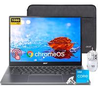 acer Chromebook Plus 514 Laptop con pantalla táctil, Intel 8-Core i3-N305, 8 GB LPDDR5, 1 TB SSD, pantalla táctil FHD IPS de 14 pulgadas, Wi-Fi 6E, cámara web FHD 1080P, lector de tarjetas SD, sistema