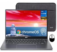 acer Chromebook Plus 514 - Portátil con visualización táctil, Intel 8-Core i3-N305, 8 GB LPDDR5 RAM, 512 GB SSD, 14 Pulgadas FHD Business Laptop, Wi-Fi 6E, 1080P cámara Web, Lector de Tarjetas SD,