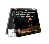 acer Chromebook Plus Spin 714 Laptop 2 en 1 con Google AI, 14 pulgadas Touch WUXGA IPS, Intel Core Ultra 5 115U, (8GB LPDDR5 512GB SSD), sistema operativo cromado KB Wi-Fi6E retroiluminado, gris acero