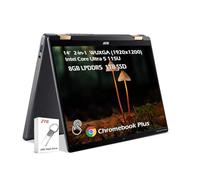 acer Chromebook Plus Spin 714 Laptop 2 en 1 con Google AI, 14 pulgadas Touch WUXGA IPS, Intel Core Ultra 5 115U, (8GB LPDDR5 1TB SSD), sistema operativo cromado KB Wi-Fi6E retroiluminado, gris acero